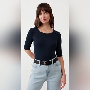 Banana Republic Black Short Sleeve Top